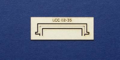 LCC 02-35 OO gauge decoration for double square door type 2